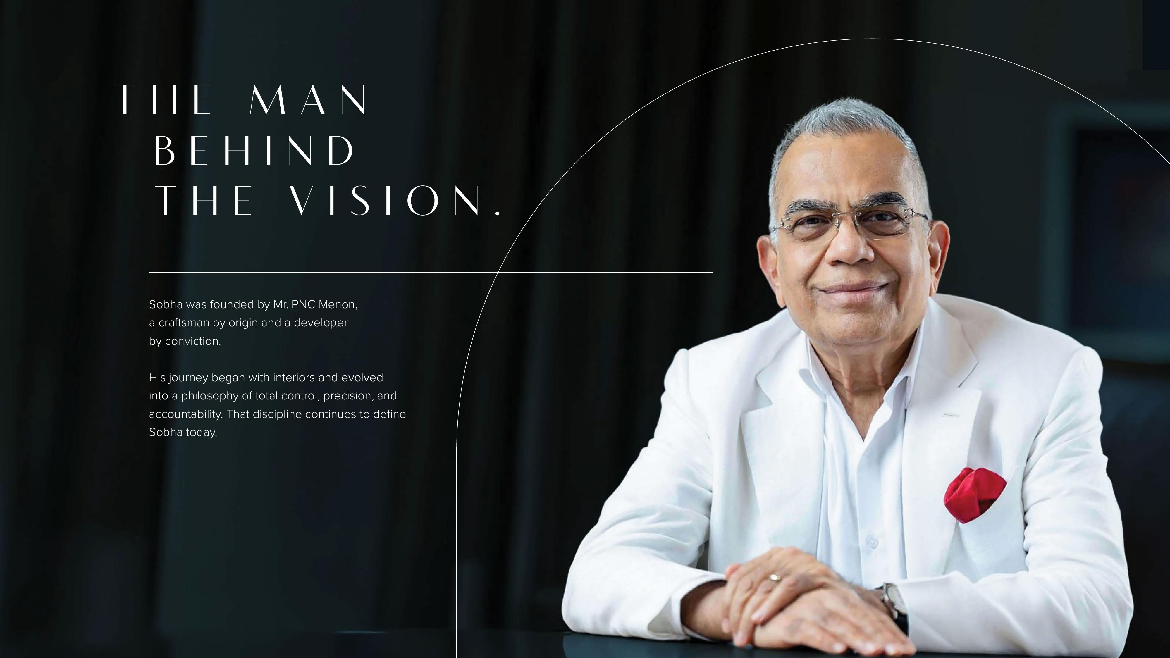 PNC Menon - Founder Sobha Realty